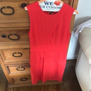 Elegant Red Sleeveless Dress